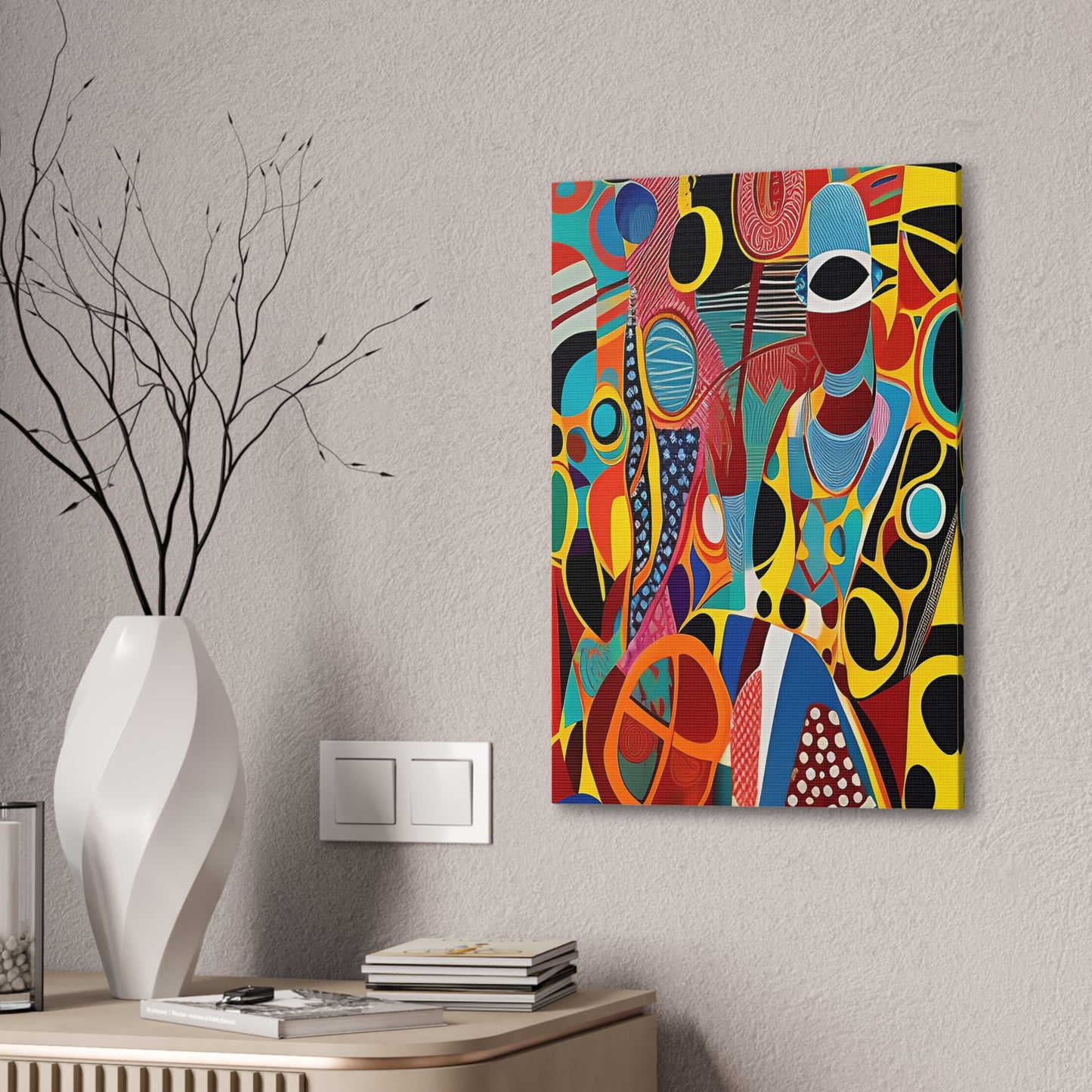 Ajora Veil Stretched Canvas Wall Art