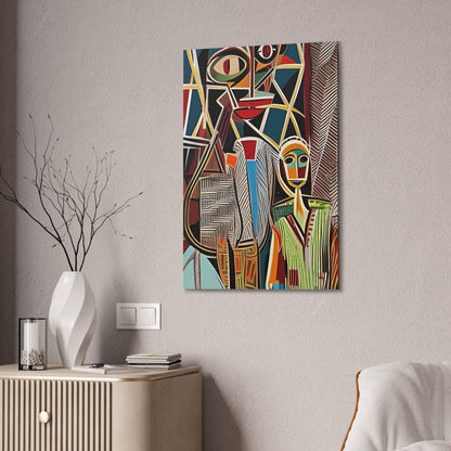 Moya Threads Stretched Canvas Wall Art