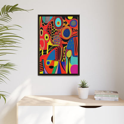 Oba Vibration Matte Canvas Wall Art