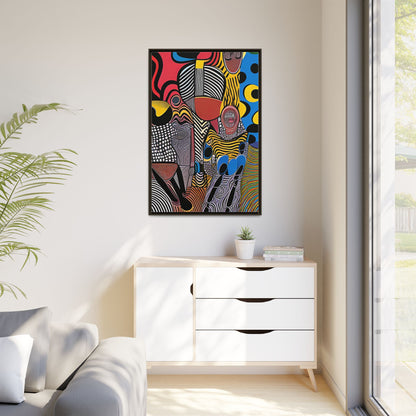 Luba Current Matte Canvas Wall Art