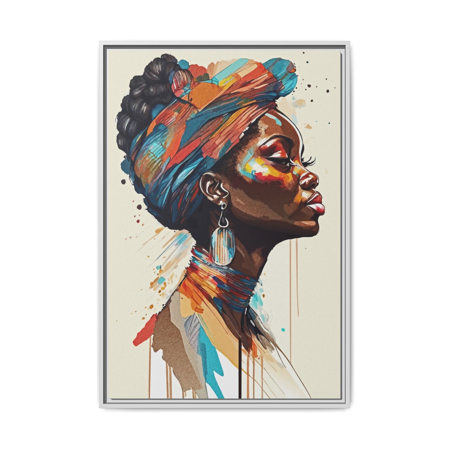 Indigo Spirit Matte Canvas Print