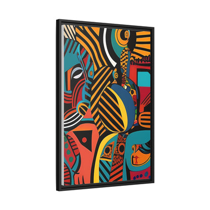 Sankofa Blaze Matte Canvas Wall Art
