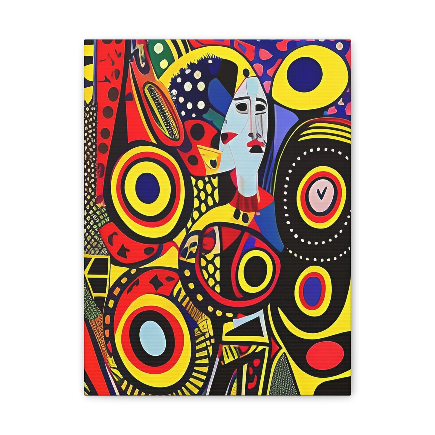 Okira Blaze Stretched Canvas Wall Art