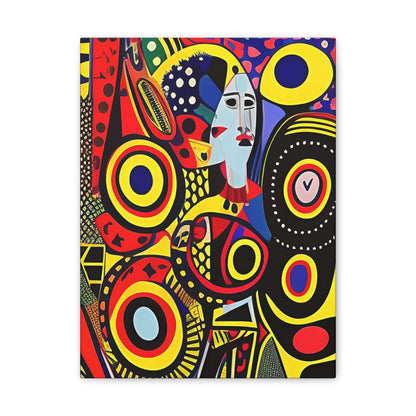 Okira Blaze Stretched Canvas Wall Art