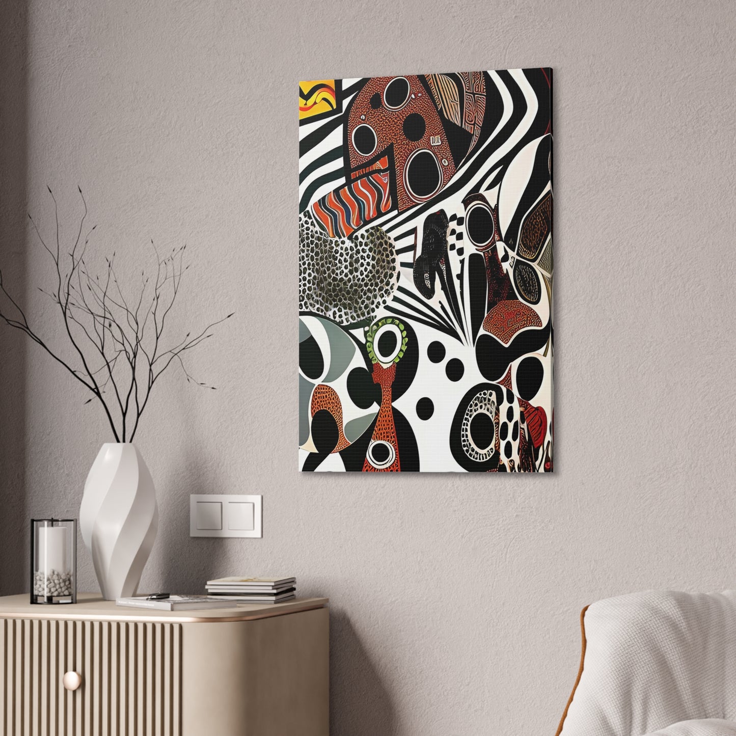 Dotou Mirage Stretched Canvas Wall Art