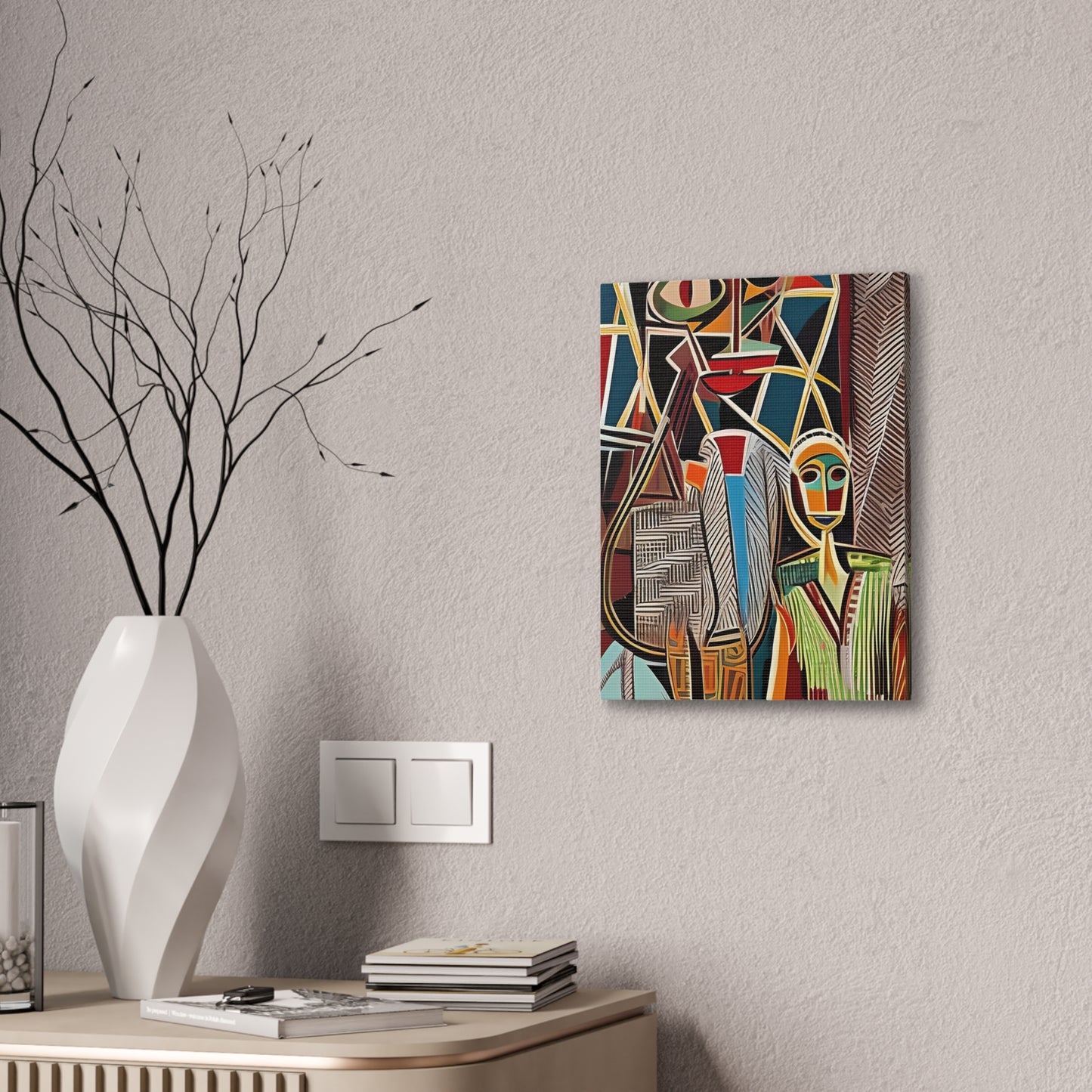 Moya Threads Stretched Canvas Wall Art