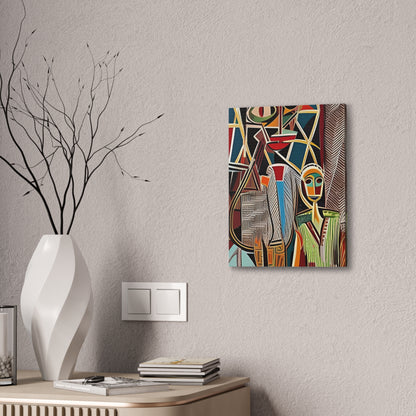 Moya Threads Stretched Canvas Wall Art