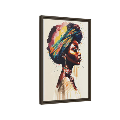 Zamani Bloom Matte Canvas Wall Art