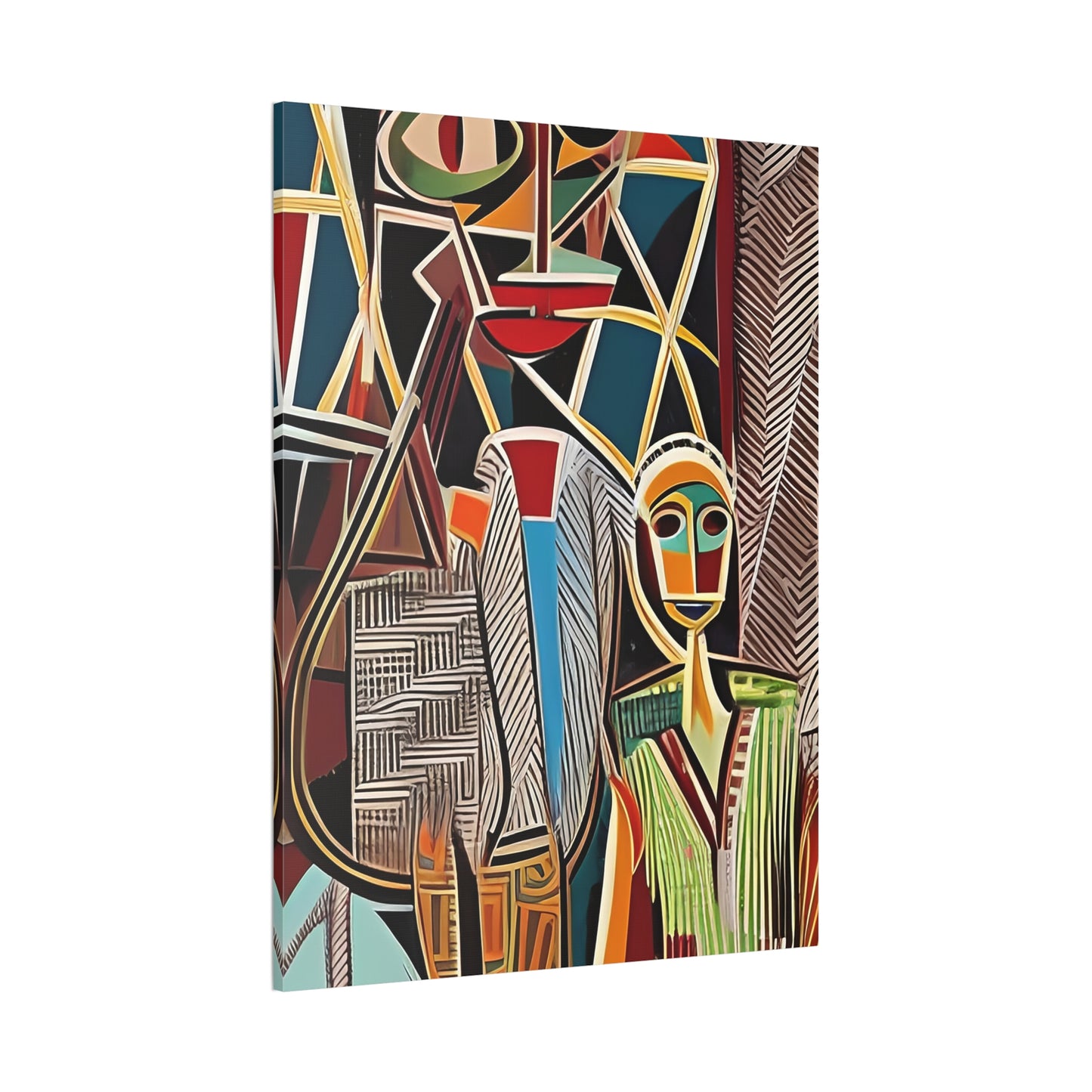 Moya Threads Stretched Canvas Wall Art
