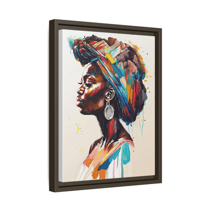 Nyoka Flame Matte Canvas Print