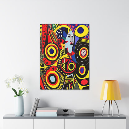 Okira Blaze Stretched Canvas Wall Art