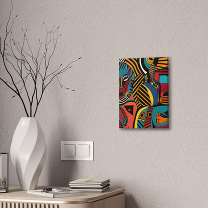 Sankofa Blaze Stretched Canvas Wall Art