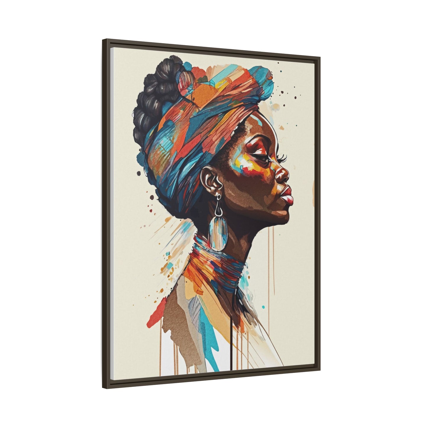 Indigo Spirit Matte Canvas Print