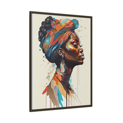 Indigo Spirit Matte Canvas Print