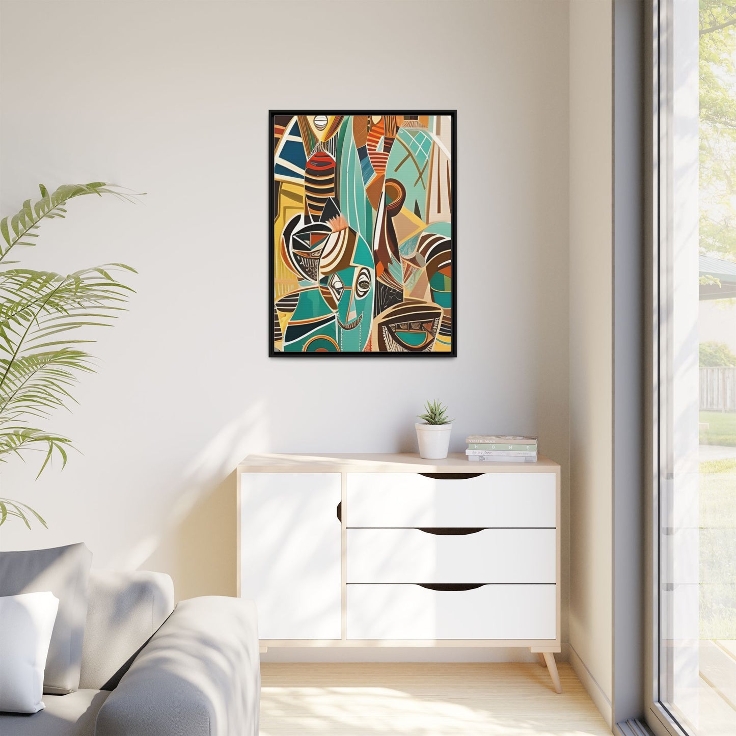 Isimi Flow Matte Canvas Wall Art