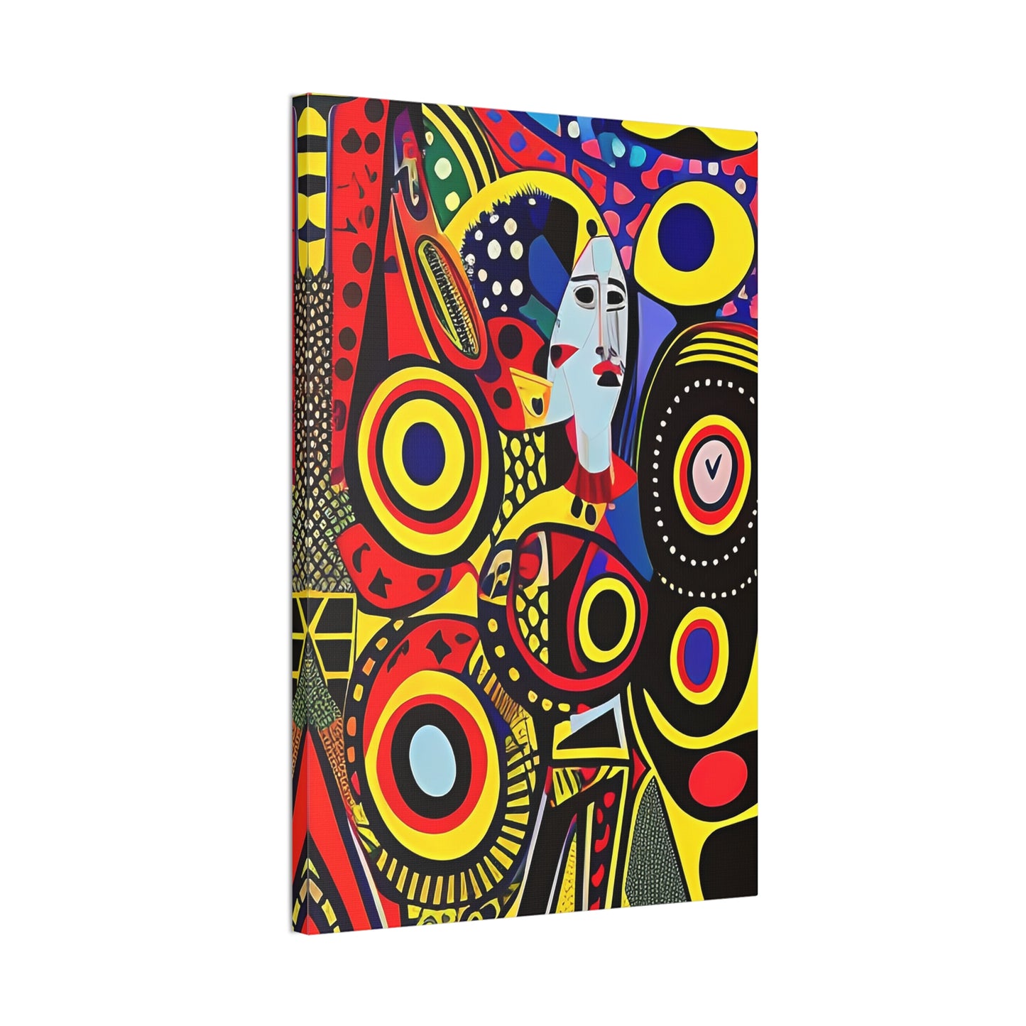 Okira Blaze Stretched Canvas Wall Art