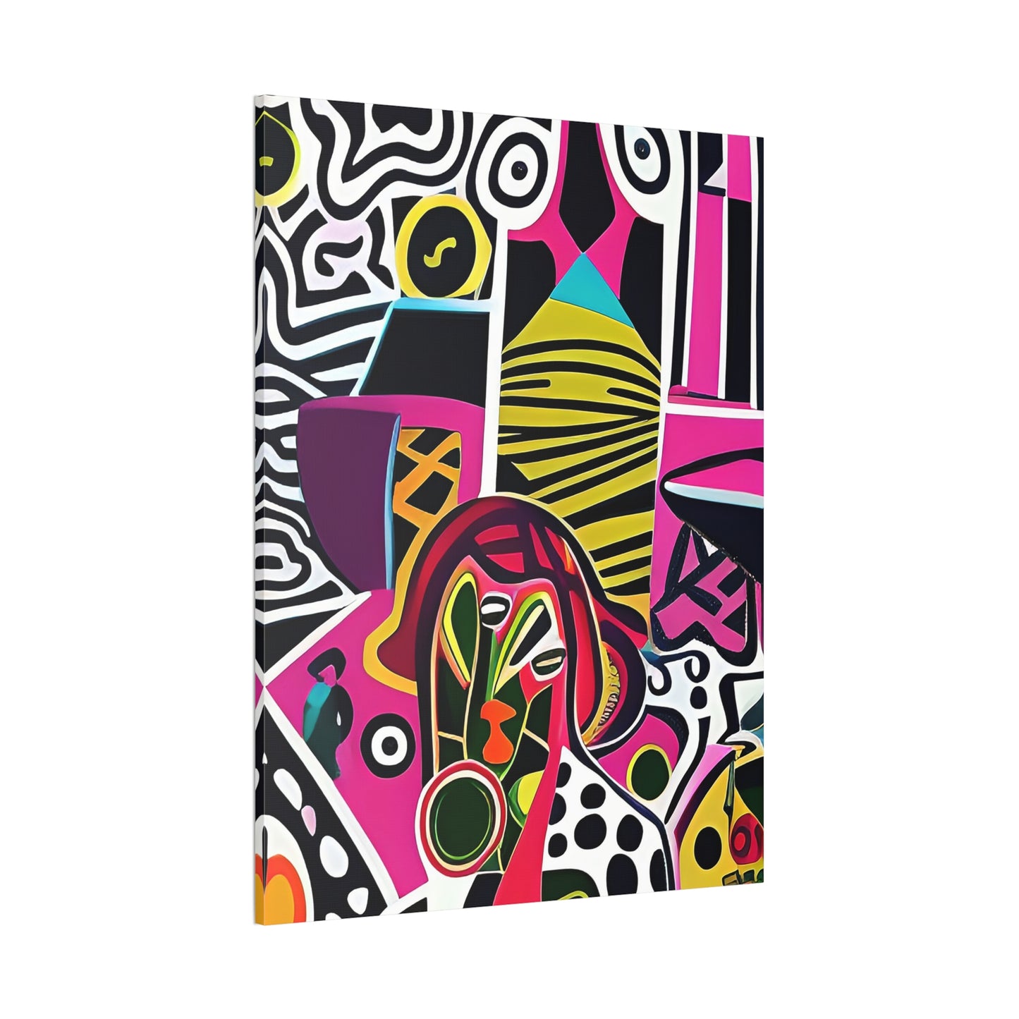 Nzingha Pulse Stretched Canvas Wall Art