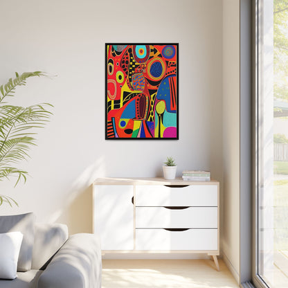 Oba Vibration Matte Canvas Wall Art