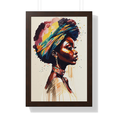 Zamani Bloom Framed Wall Art