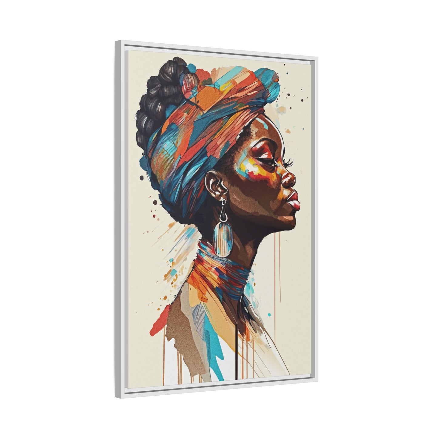 Indigo Spirit Matte Canvas Print