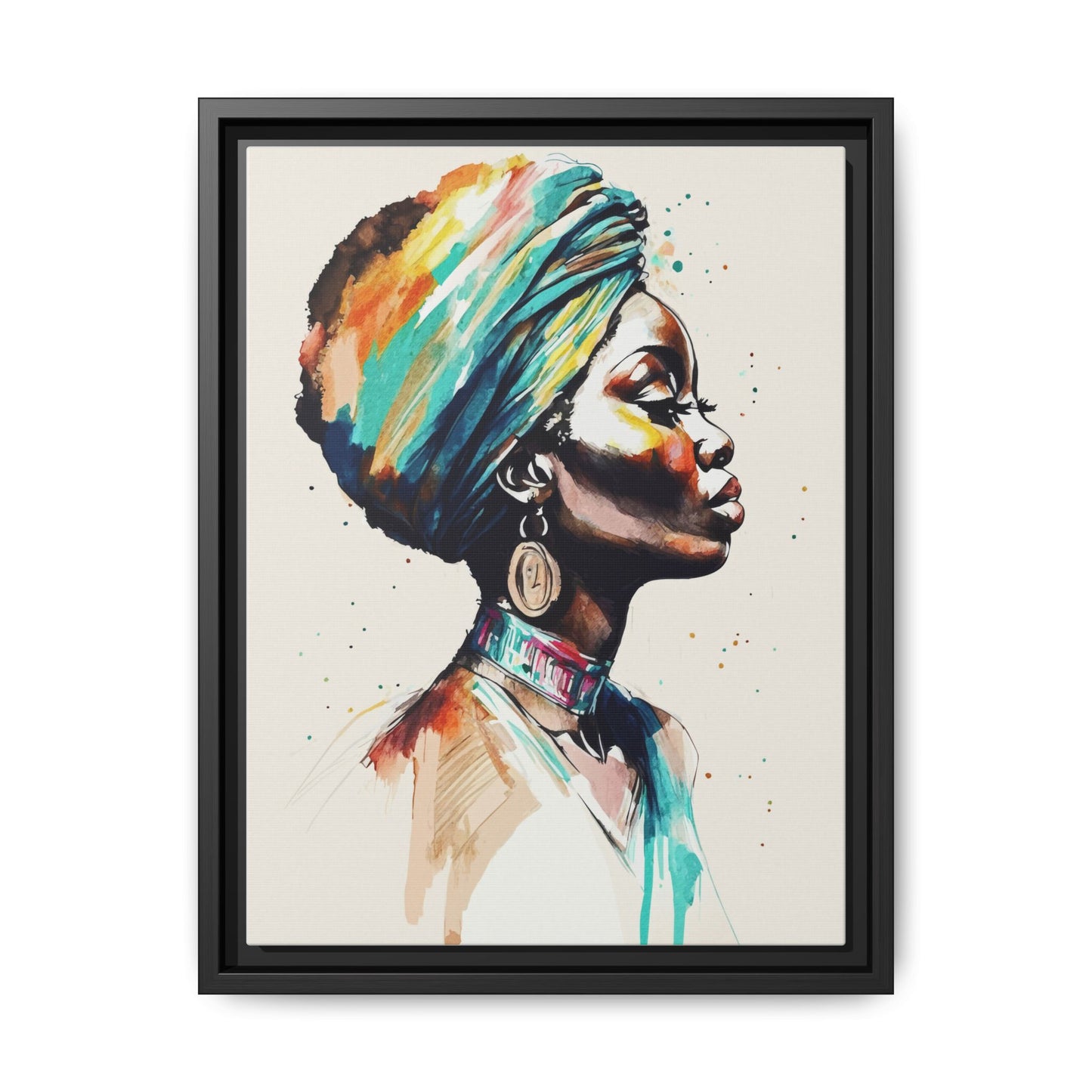 Nile Whisper Matte Canvas Print