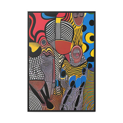 Luba Current Matte Canvas Wall Art