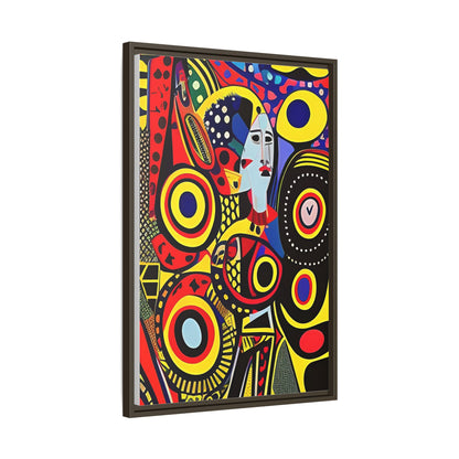 Okira Blaze Matte Canvas Wall Art