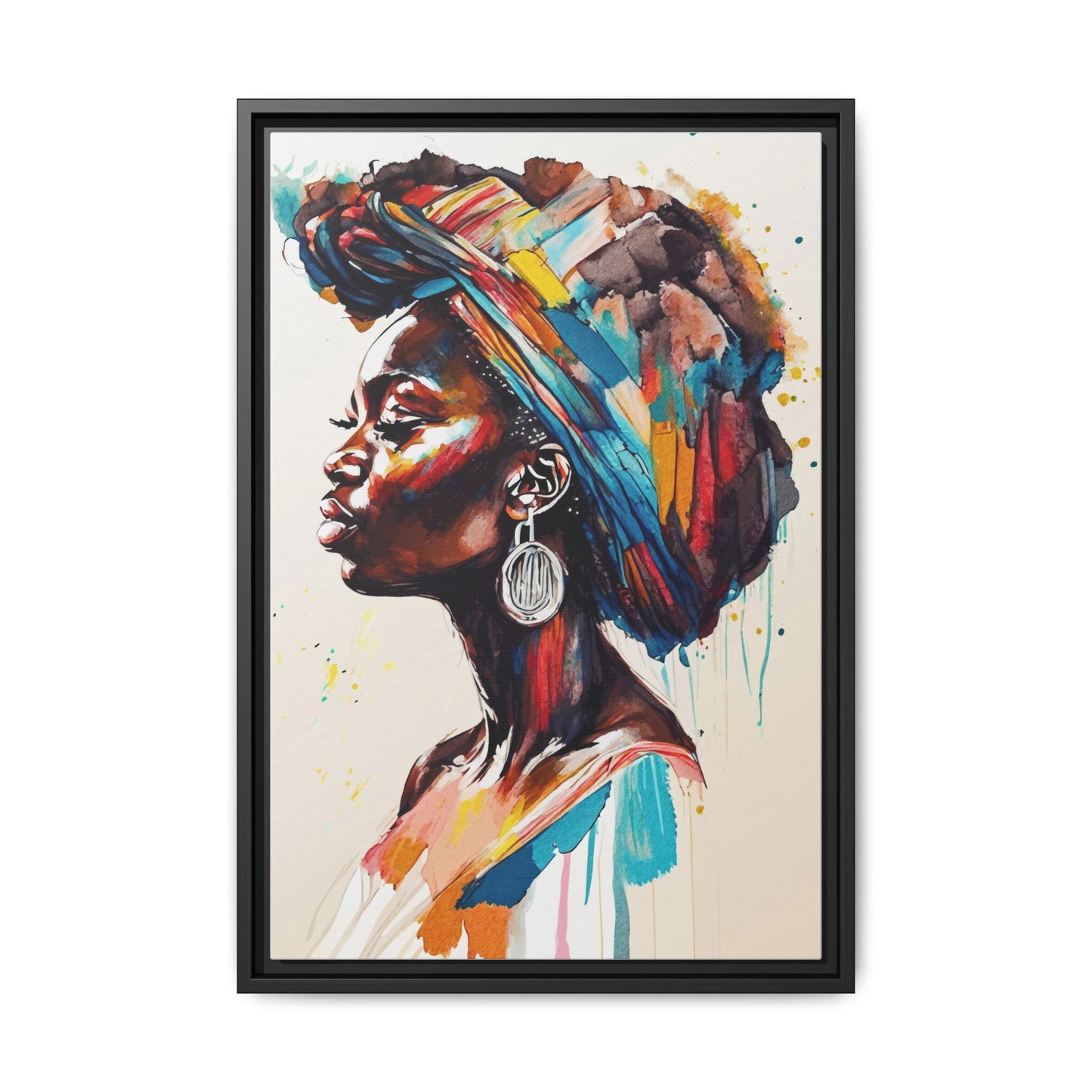 Nyoka Flame Matte Canvas Print
