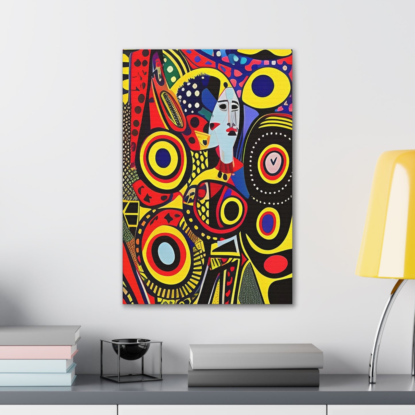 Okira Blaze Stretched Canvas Wall Art