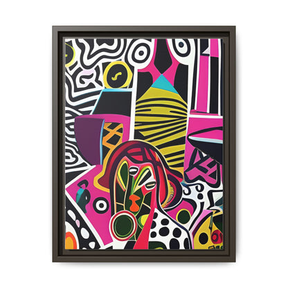 Nzingha Pulse Matte Canvas Wall Art