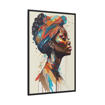 Indigo Spirit Matte Canvas Print