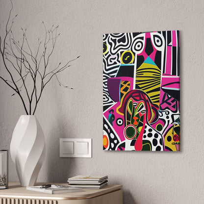 Nzingha Pulse Stretched Canvas Wall Art